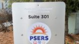 PSERS Suite 301 parking spot sign