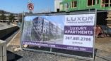 Luxor apartments advertisement banner