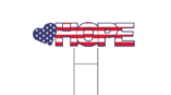 USA themed Hope graphic