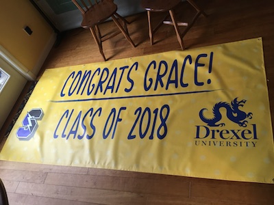 Congratulations graduation banner