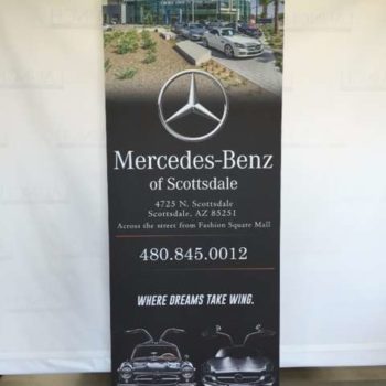Retractable banner for 