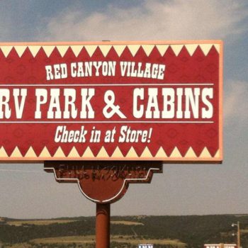 Billboard Signage for the Red Canyon Village