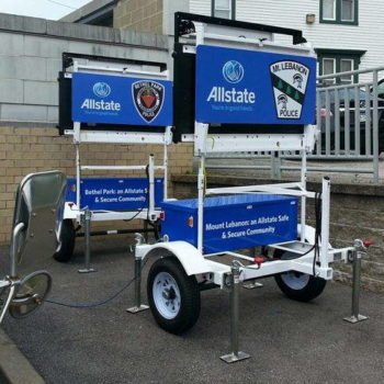 Allstate event cart signs