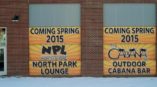 Fence concert announcement decal