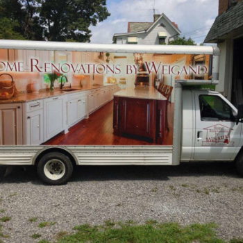 Home Renovation by Weigand truck wrap