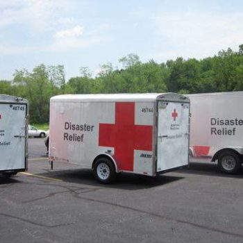 American Red Cross truck wrap