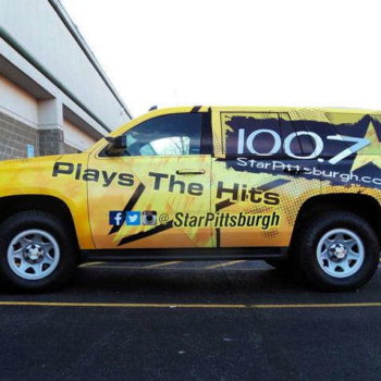 100.7 Star Pittsburgh vehicle wrap