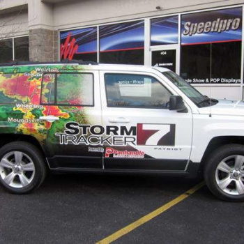 Storm Tracker vehicle wrap