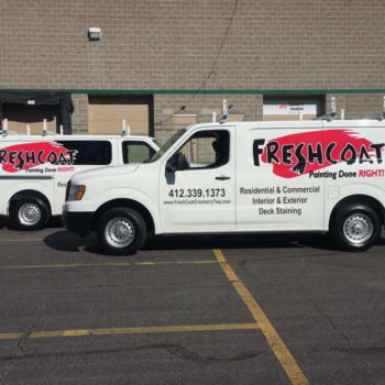 Fresh Coat Paint vehicle fleet wrap