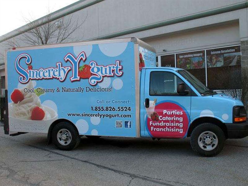Sincerely Yogurt food truck