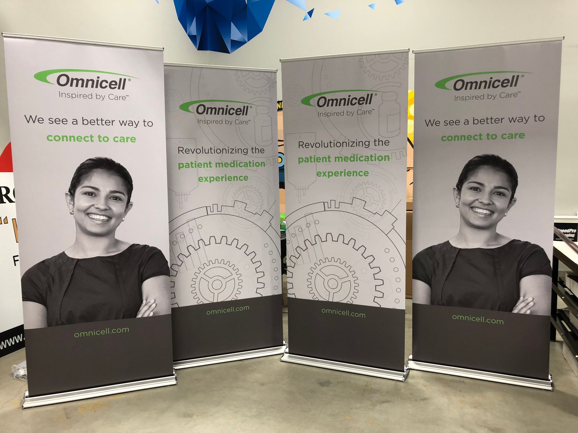 Omnicell trade show display