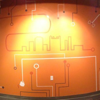 business wall graphic