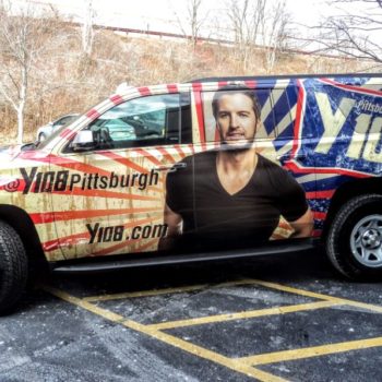 Y108 Pittsburgh vehicle wrap 