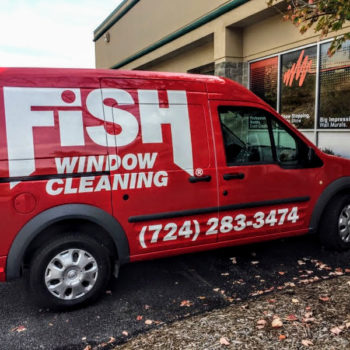 Fish Window Cleaning van wrap 