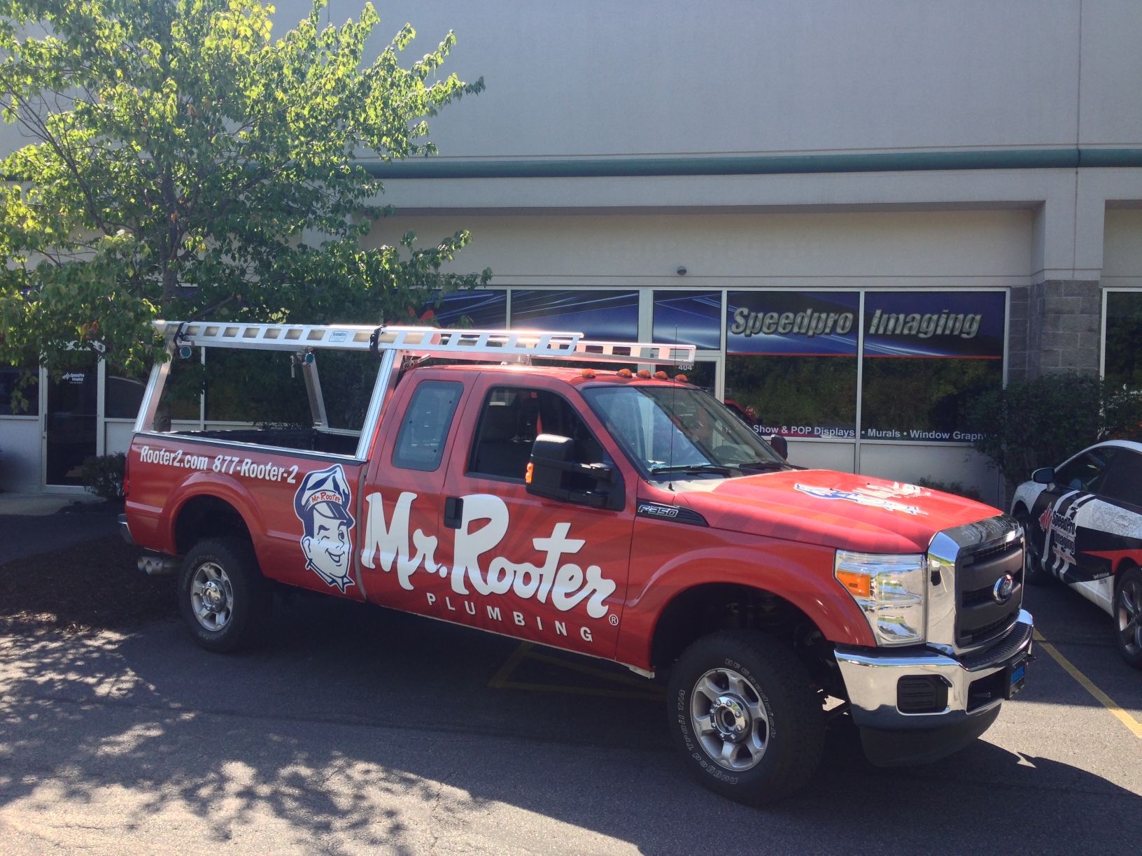 Mr. Rooter truck wrap 