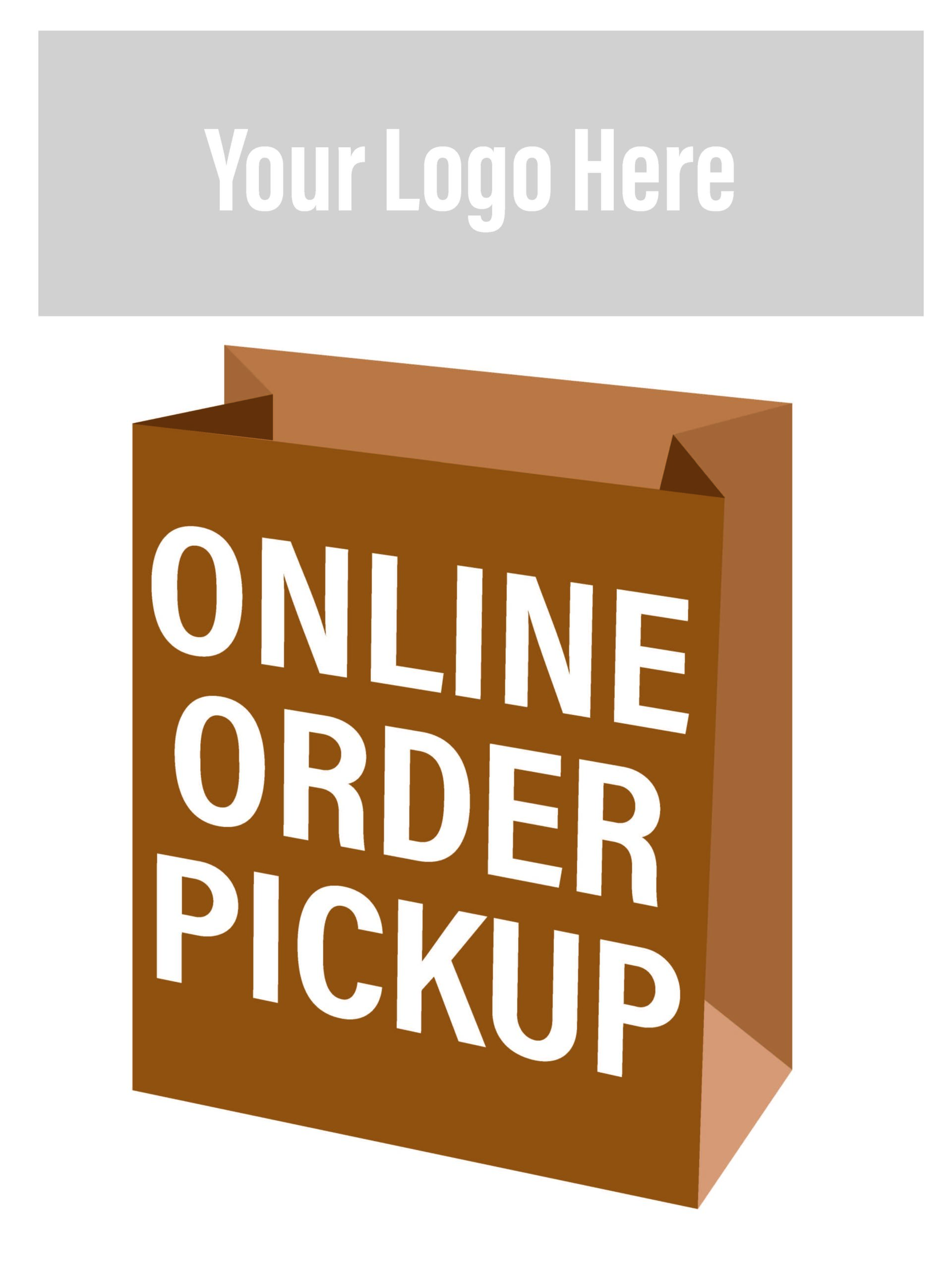 Online Order Pickup - Storefront Sign 30x40"