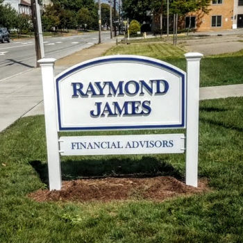 Raymond James financial advisor sign