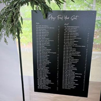 Event Graphics, Personalized Signs, Wedding Display