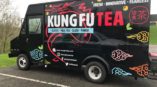 Kung Fu Tea side of truck decals 