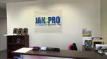 Jan Pro glass indoor wall signage