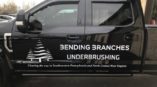 Bending Branches Underbrushing truck decal