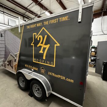 pittsburgh vehicle graphic decal roofing