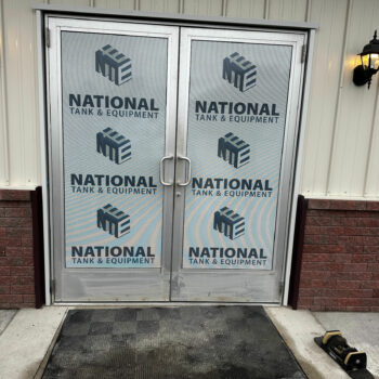 liquid handling window graphic Pittsburgh