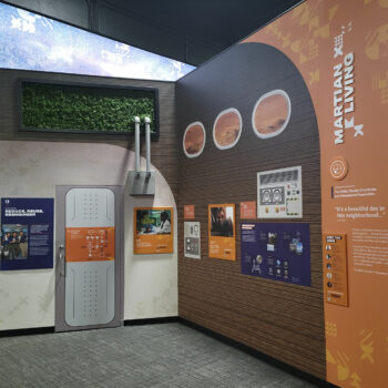 pittsburgh carnegie science center informational wall graphic