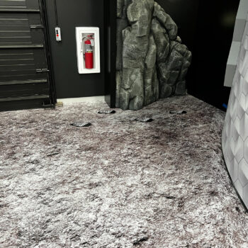 pittsburgh carnegie science center wall and floor graphic