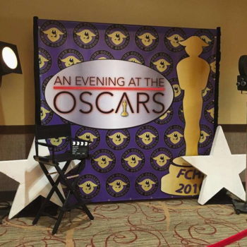 An Evening at the Oscars event graphics
