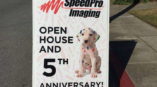 SpeedPro open house event signage
