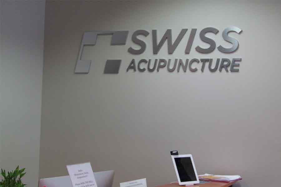 Swiss Accupuncture sign