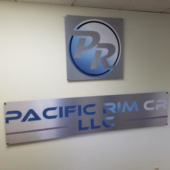 Pacific Rim CR LLC indoor signage