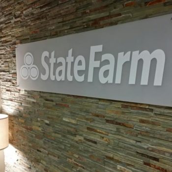 State Farm indoor signage