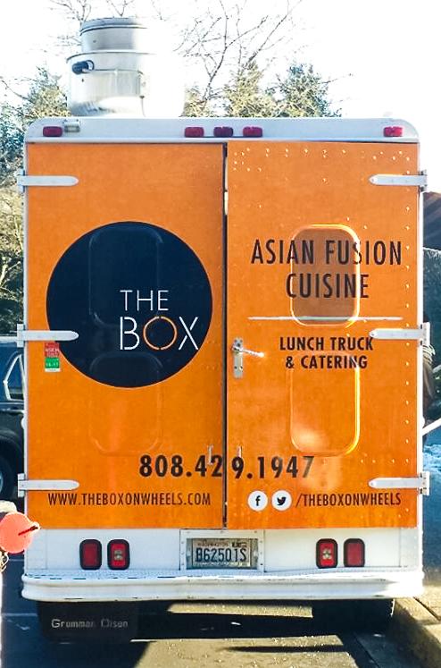 The Box food truck wrap