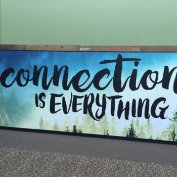 Connection is Everything wall mural