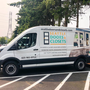 Seattle Doors & Closets van wrap
