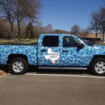 Squeegee Squad vehicle wrap