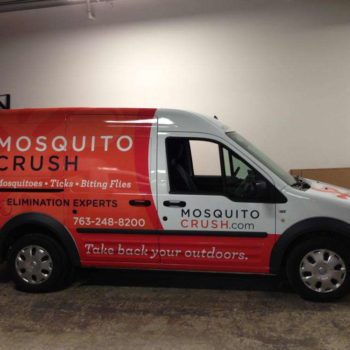 Mosquito Crush vehicle wrap