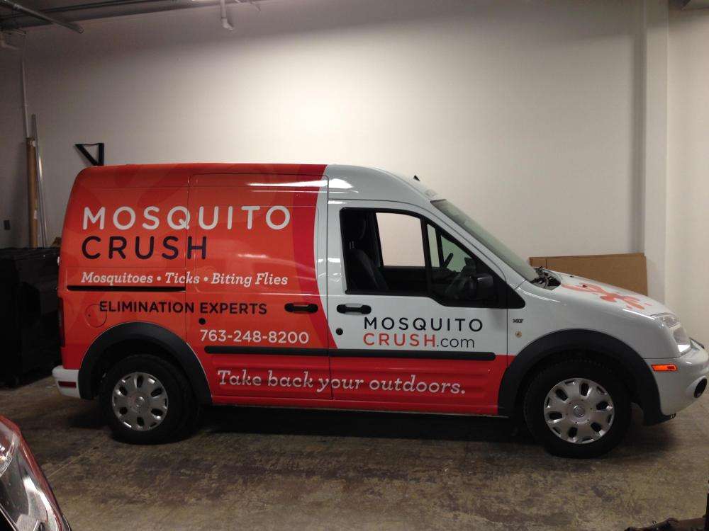 Mosquito Crush vehicle wrap