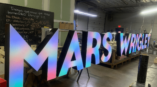 Channel lettering with changeable LEDs for Mars Wrigley headquarters
