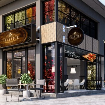 Restaurant Concept Signage And Graphics
