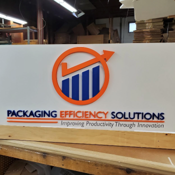 Cut Acrylic Signage Installation
