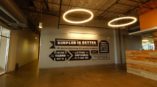 Industrial and modern office wall mural