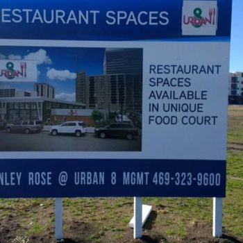 Restaurant Spaces construsction design sign 