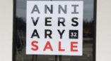 Anniversary Sale window graphic 