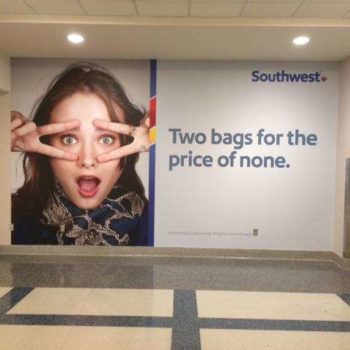 wall mural for southwest airlines