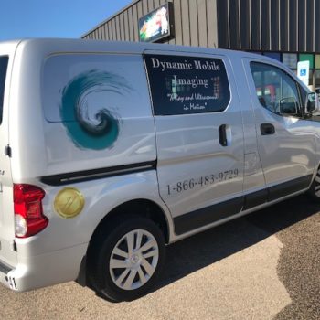 vehicle wrap for Dynamic Mobile Imaging