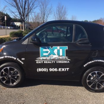 vehicle decal for Exit Realty Virginia