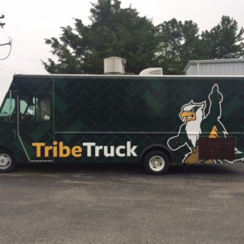 vehicle truck wrap for Tribe Truck